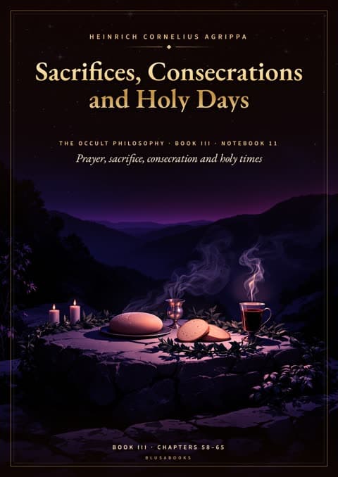 Sacrifices, Consecrations and Holy Days